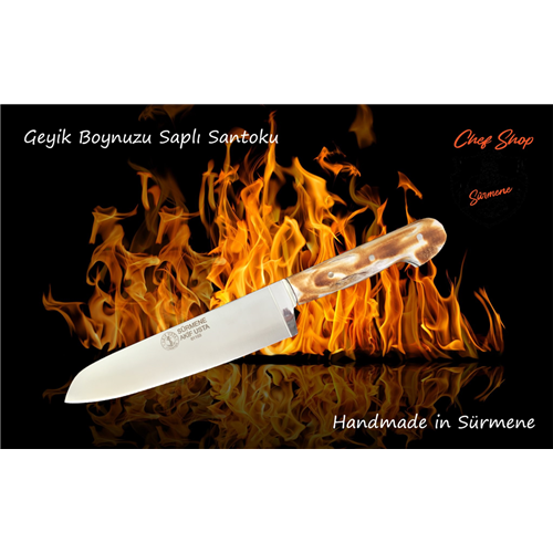 GEYIK BOYNUZU SAPLI SANTOKU 